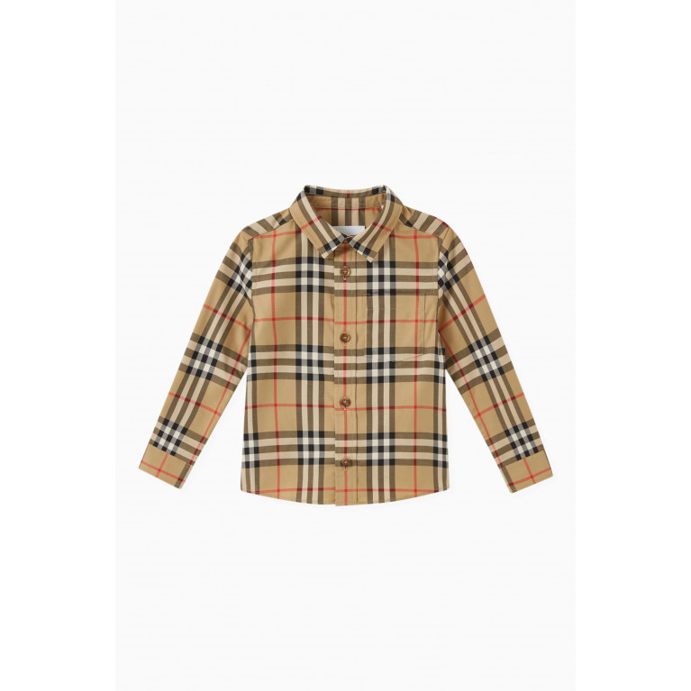 Burberry - Vintage Check Shirt in Stretch-cotton
