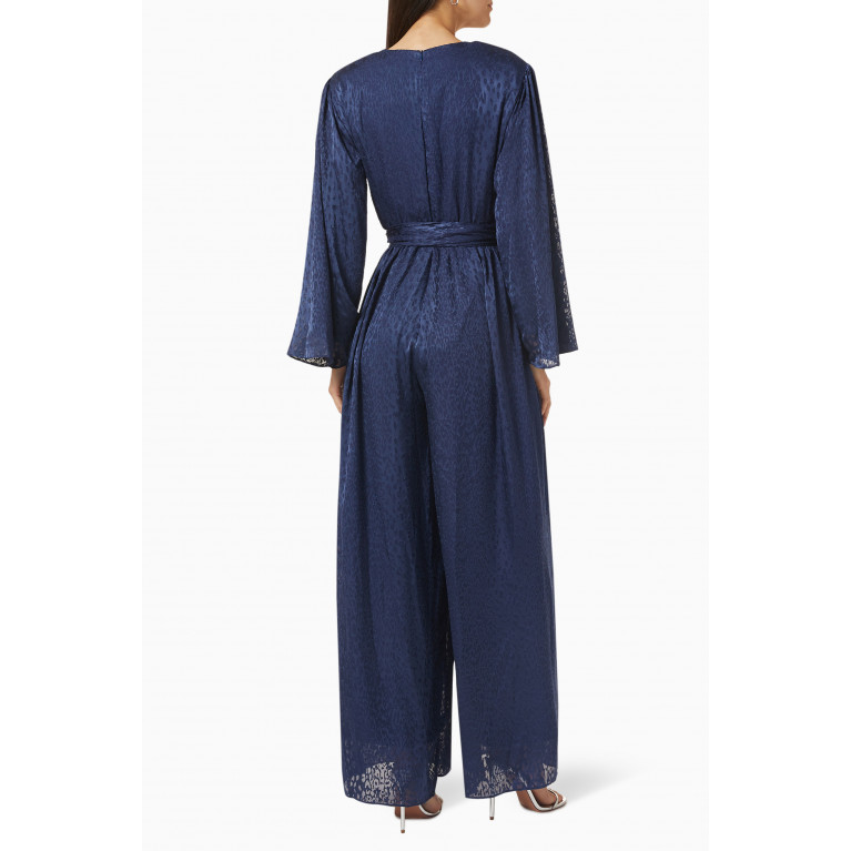Qui Prive - Belted Printed Jumpsuit