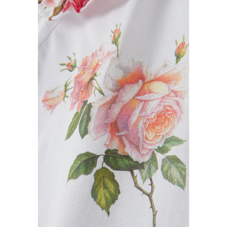NASS - Floral Print T-shirt in Cotton