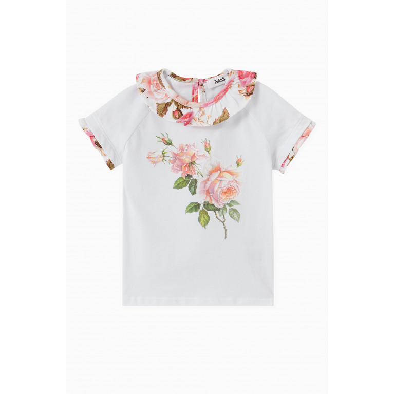 NASS - Floral Print T-shirt in Cotton