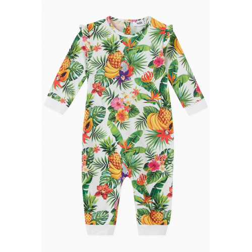 NASS - All-over Print Romper in Cotton