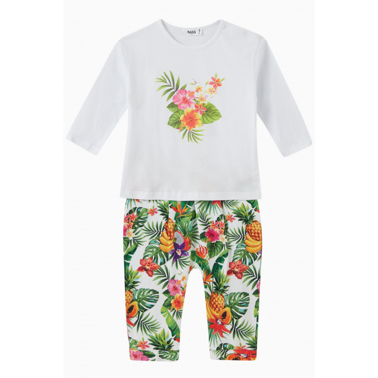 NASS - Fruit Print Top and Leggings, Set of Two