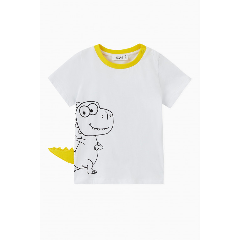 NASS - Dinosaur Print T-shirt in Cotton