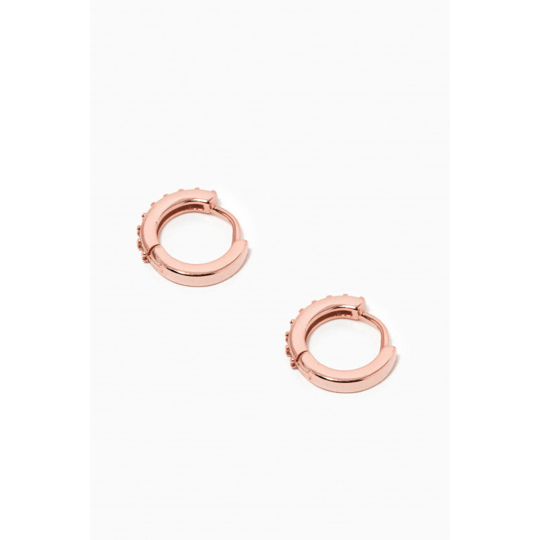 The Jewels Jar - Lana Huggie Hoops in Rose Gold-plated Sterling Silver