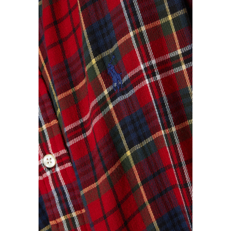 Polo Ralph Lauren - Logo Check Patterned Shirt in Cotton