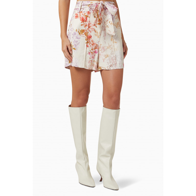 Ministry Of Style - Joyful Blooms Shorts in Viscose