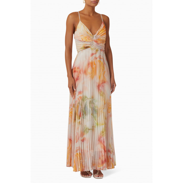 Ministry Of Style - Sunrise Pleated Maxi Dress in Recycled Fabric