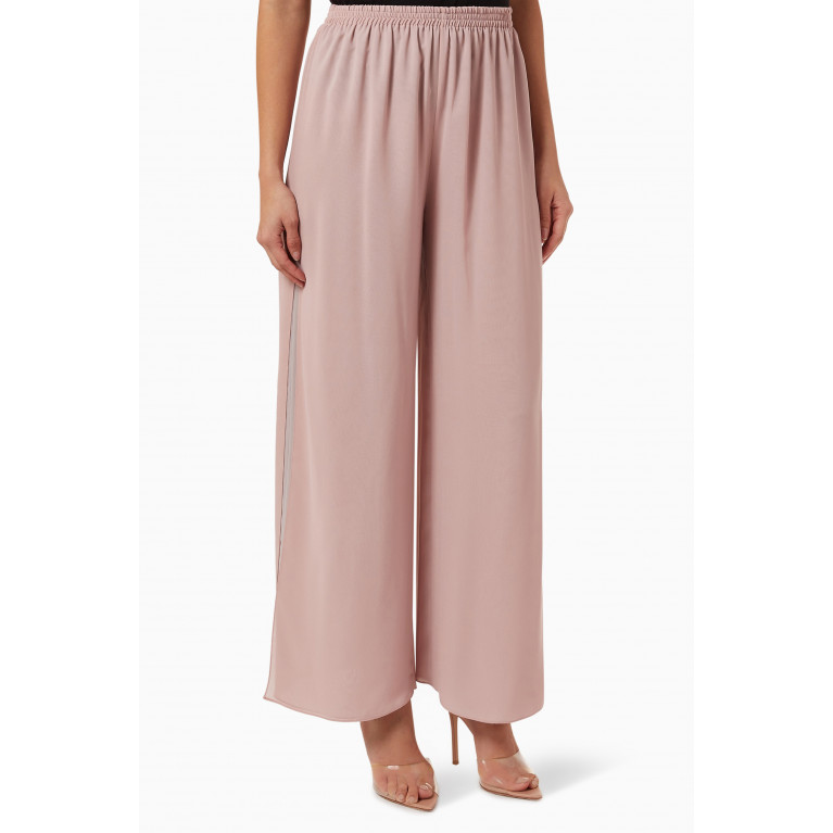 SH Collection - Abaya, Top & Pants Set Pink