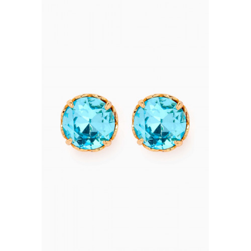 Kate Spade New York - That Sparkle Round Stud Earrings in Plated Metal