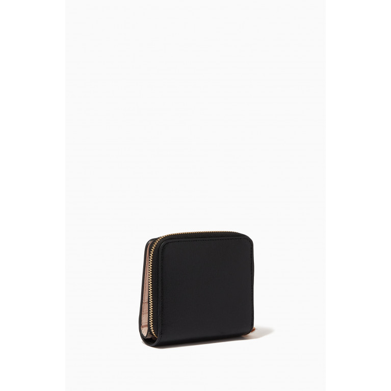 Kate Spade New York - Small Compact Wallet in Leather Black
