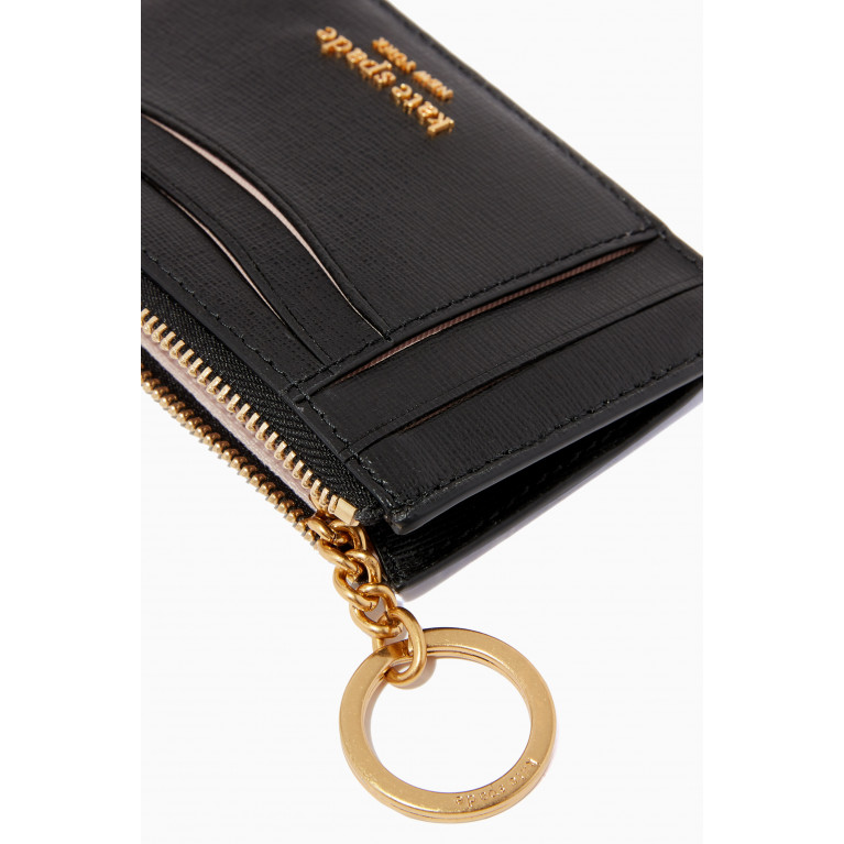 Kate Spade New York - Morgan Wristlet Card Holder in Faux Leather Black