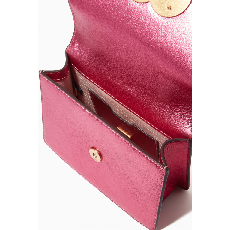 Kate Spade New York - Colour-block Bag in Metallic Leather Pink