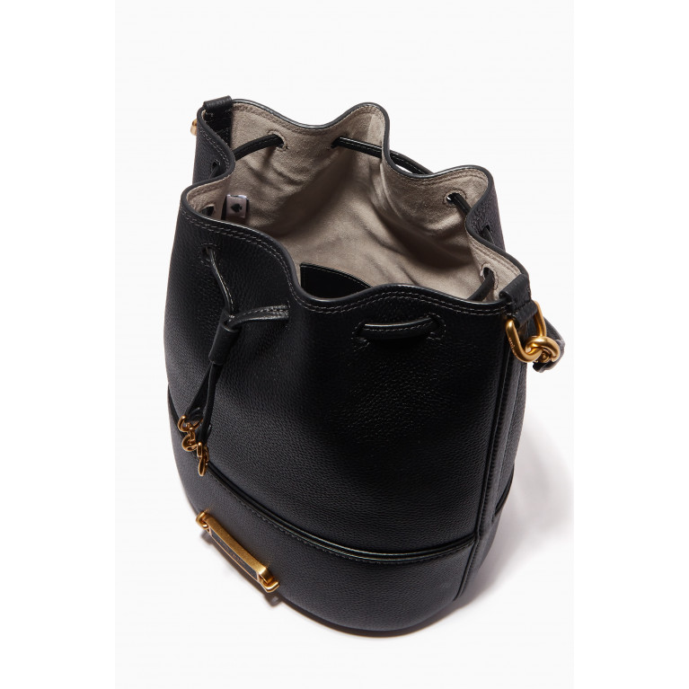 Kate Spade New York - Medium Bucket Bag in Leather Black