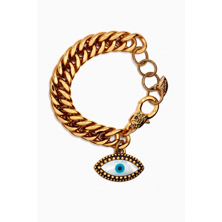 Mon Reve - Soul Adventurer Evil Eye Bracelet in Gold-plated Brass