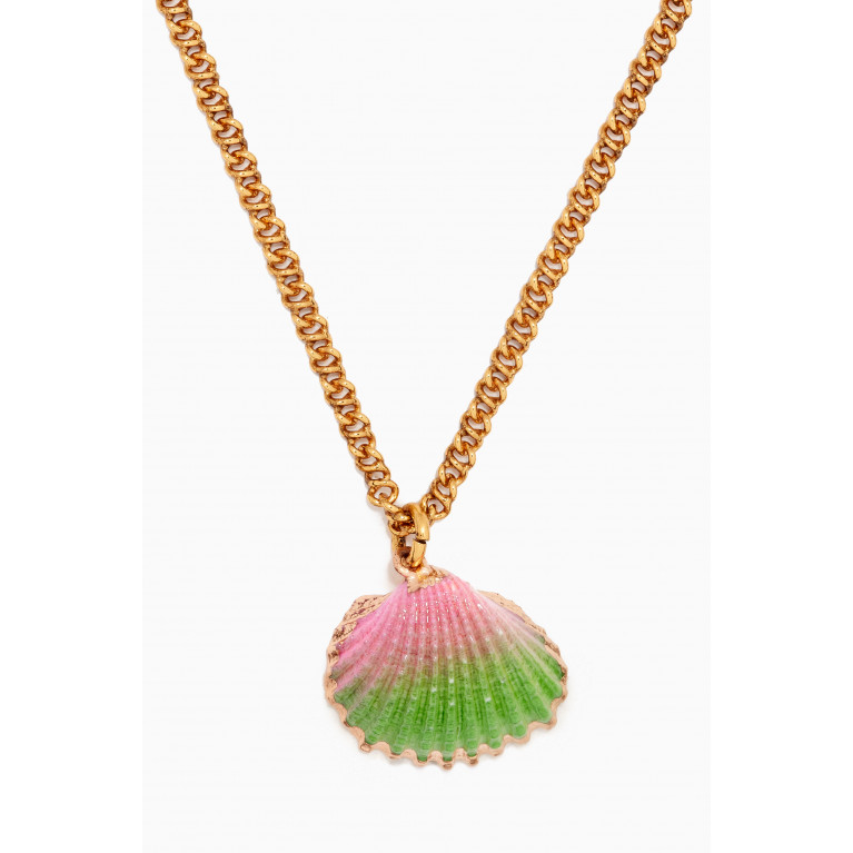 Mon Reve - Sunset Lover Cielo Necklace in Gold-plated Brass