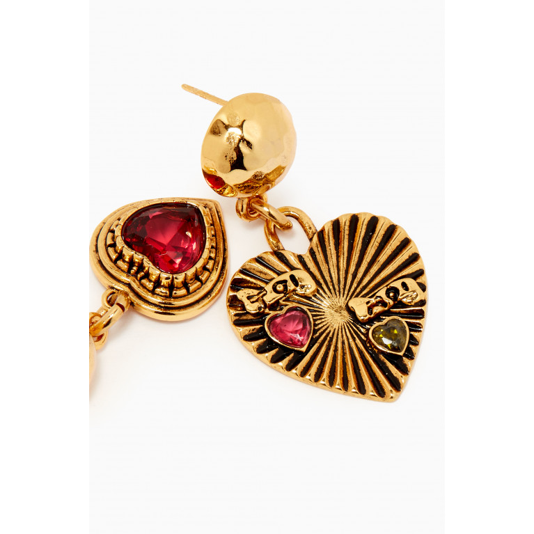 Mon Reve - Sunset Lover Justie Earrings in Gold-plated Brass