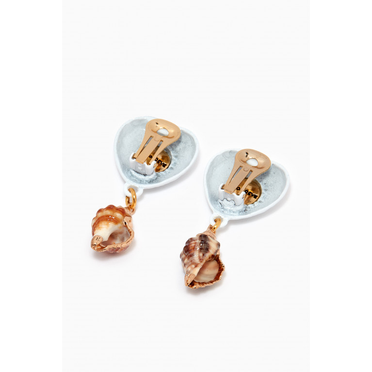 Mon Reve - Sea Whisperer Borla Earrings in Gold-plated Brass