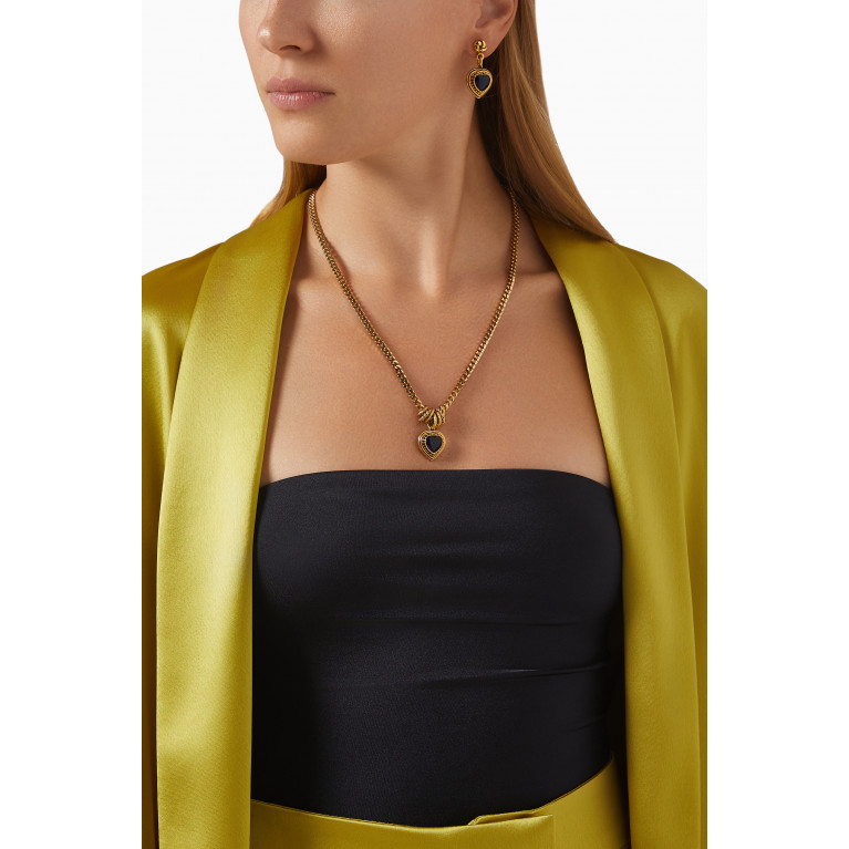 Mon Reve - Formal Towner Paradise Necklace in Gold-plated Brass