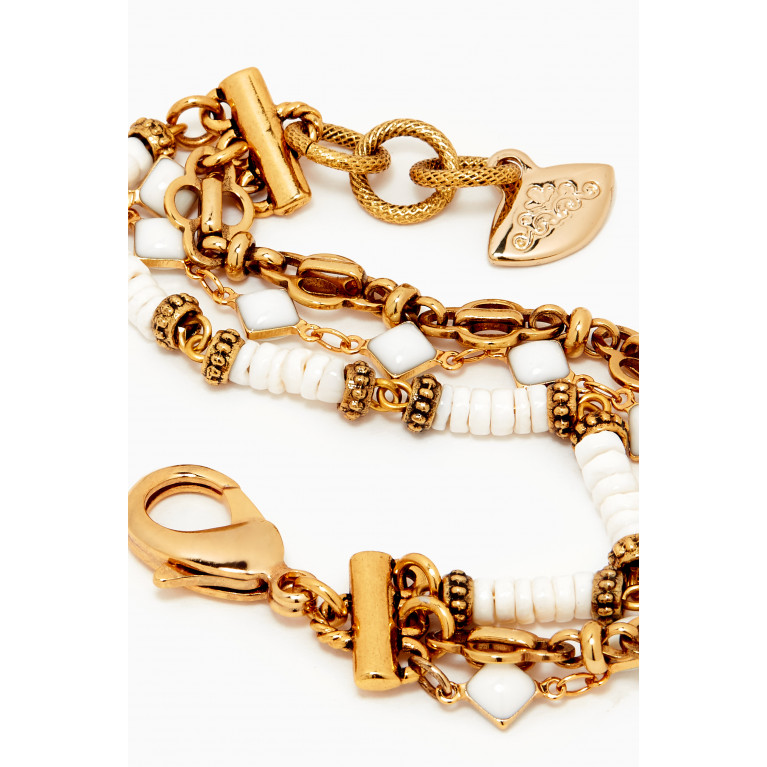 Mon Reve - Formal Towner Harlem Bracelet in Gold-plated Brass