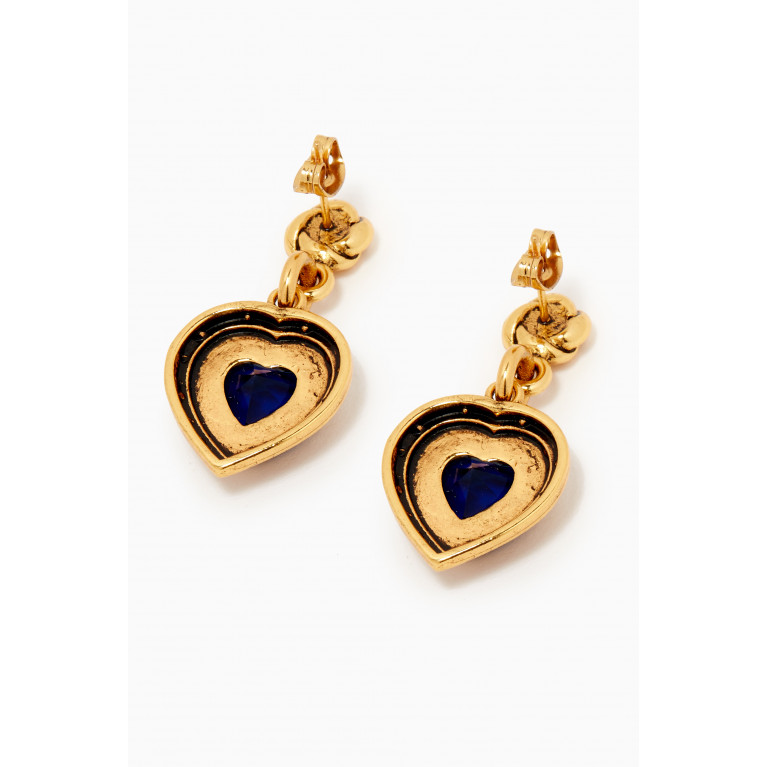 Mon Reve - Formal Towner Just Toi Earrings in Gold-plated Brass
