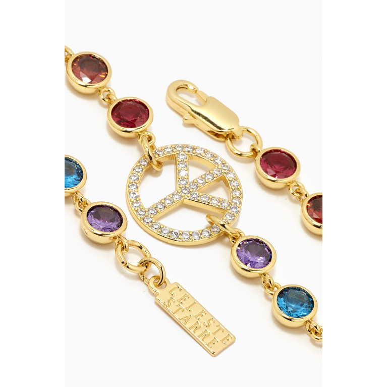 Celeste Starre - Glastonbury Bracelet in 18kt Gold-plated Brass