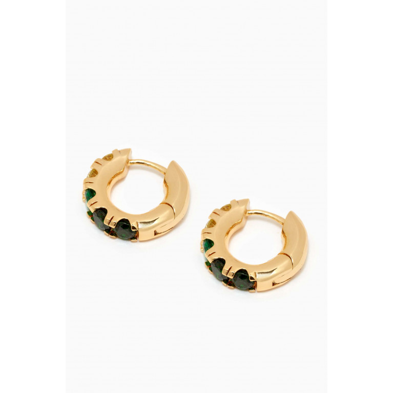 Celeste Starre - Sunken Treasure Earrings in 18kt Gold-plated Brass