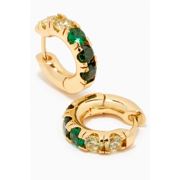 Celeste Starre - Sunken Treasure Earrings in 18kt Gold-plated Brass