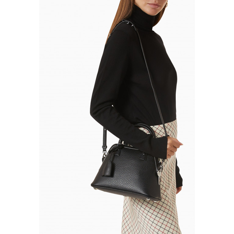 Maison Margiela - Mini 5AC Top Handle Bag in Grained Leather