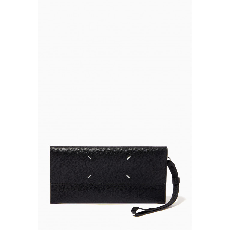 Maison Margiela - Four-stitch Large Wallet in Leather