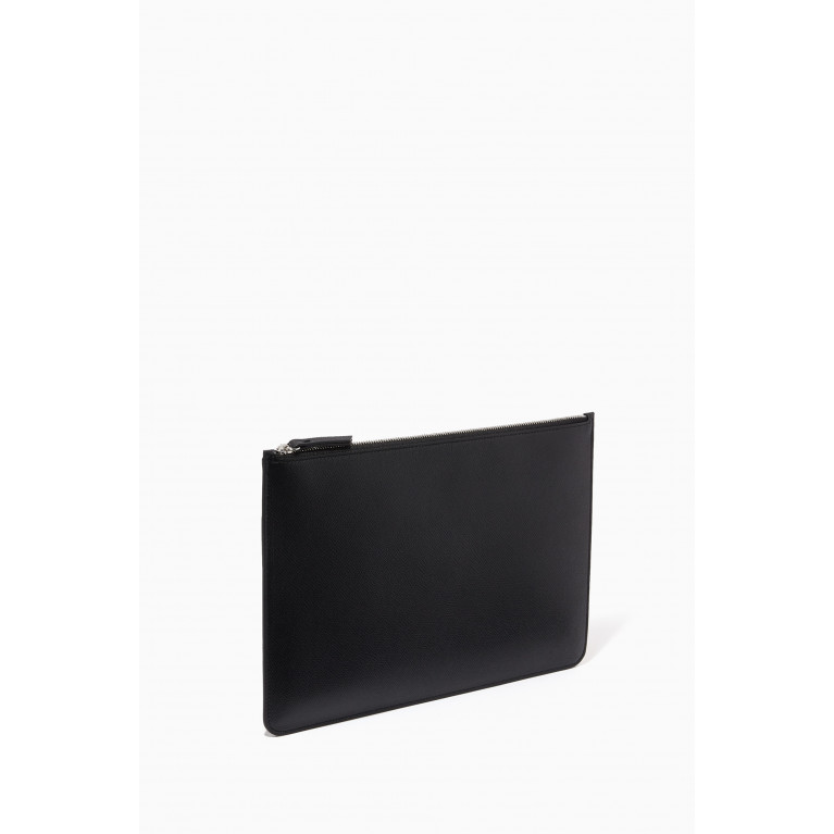 Maison Margiela - Large Snatched Pouch in Leather