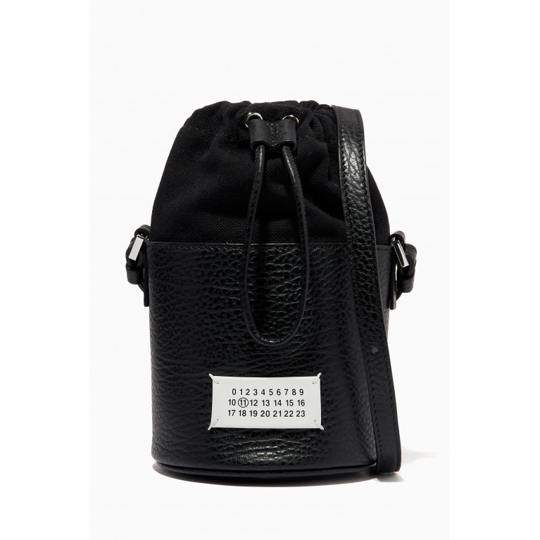 Maison Margiela - Mini 5AC Bucket Bag in Grained Leather