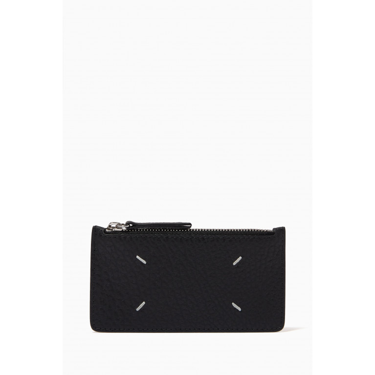 Maison Margiela - Four Stitch Zippered Card Holder in Leather