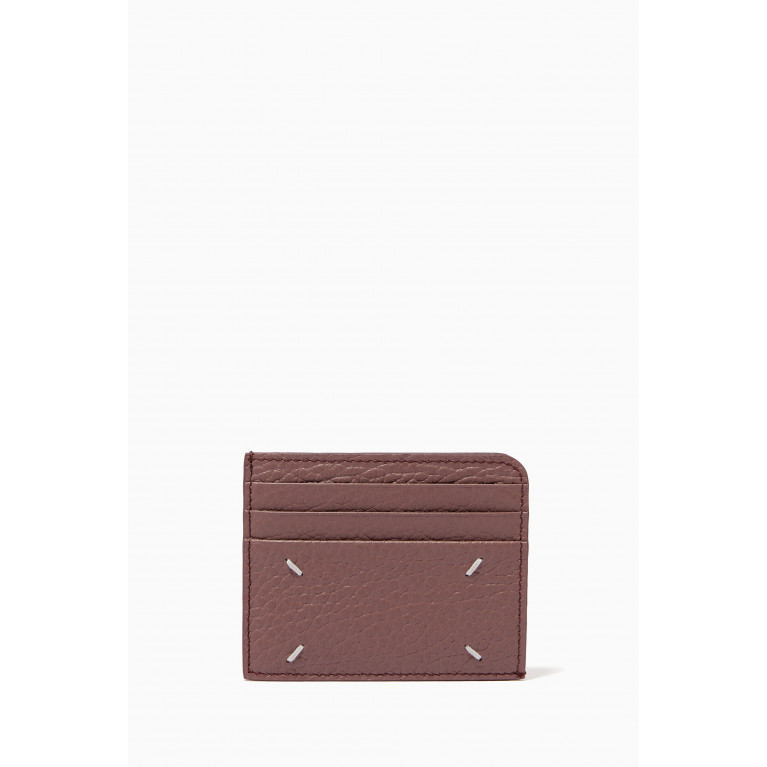 Maison Margiela - Four Stitch Compact Card Holder in Leather