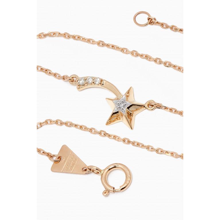 Adina Reyter - Shooting Star Diamond Curve Bracelet in 14kt Gold