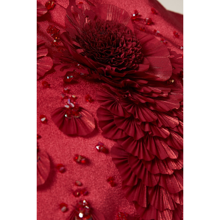 Ruya - Embellished Kaftan Red