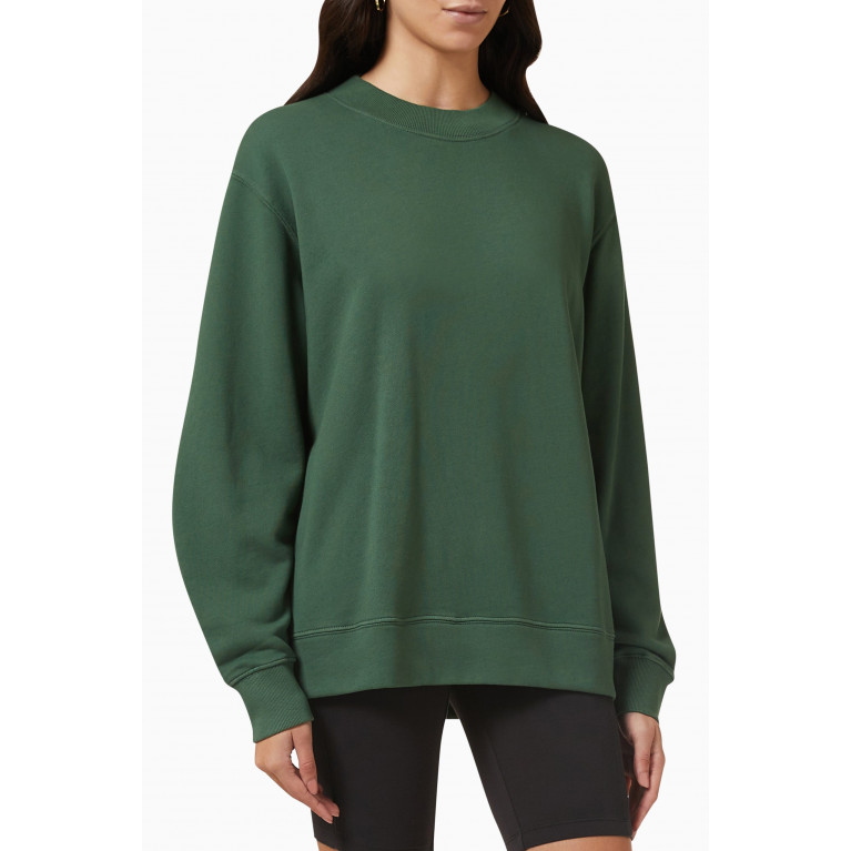 Ninety Percent - Catalina Sweater in Organic Cotton Green