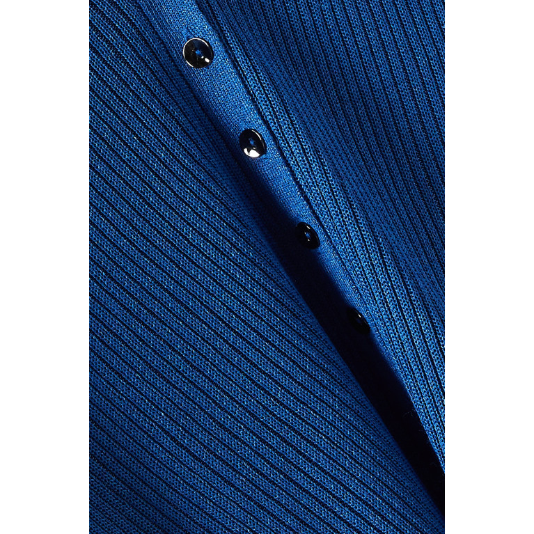 Ninety Percent - Carolina Shirt in Ribbed Knit Blue