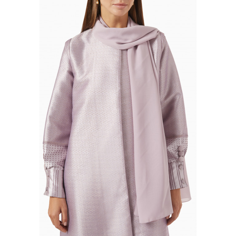 Frou Frou - Long Sleeve Abaya in Taffeta