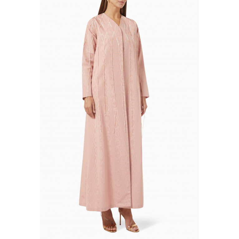 Frou Frou - Bead-embellished Abaya in Cotton