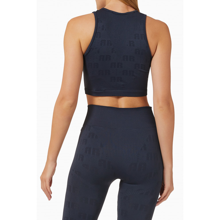Rotate - Seamless Sleeveless Crop Top in Recycled Nylon