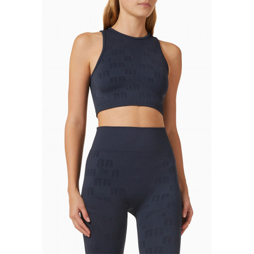 Rotate - Seamless Sleeveless Crop Top in Recycled Nylon