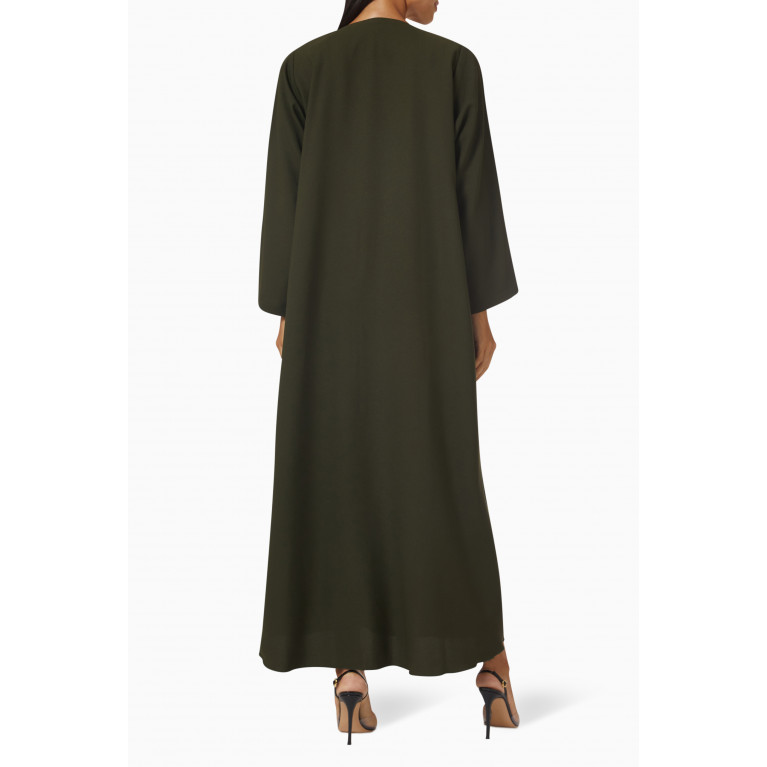 Rauaa Official - Embellished Long Sleeve Abaya