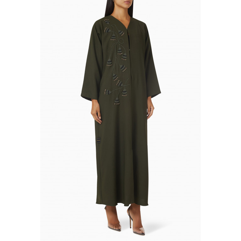 Rauaa Official - Embellished Long Sleeve Abaya