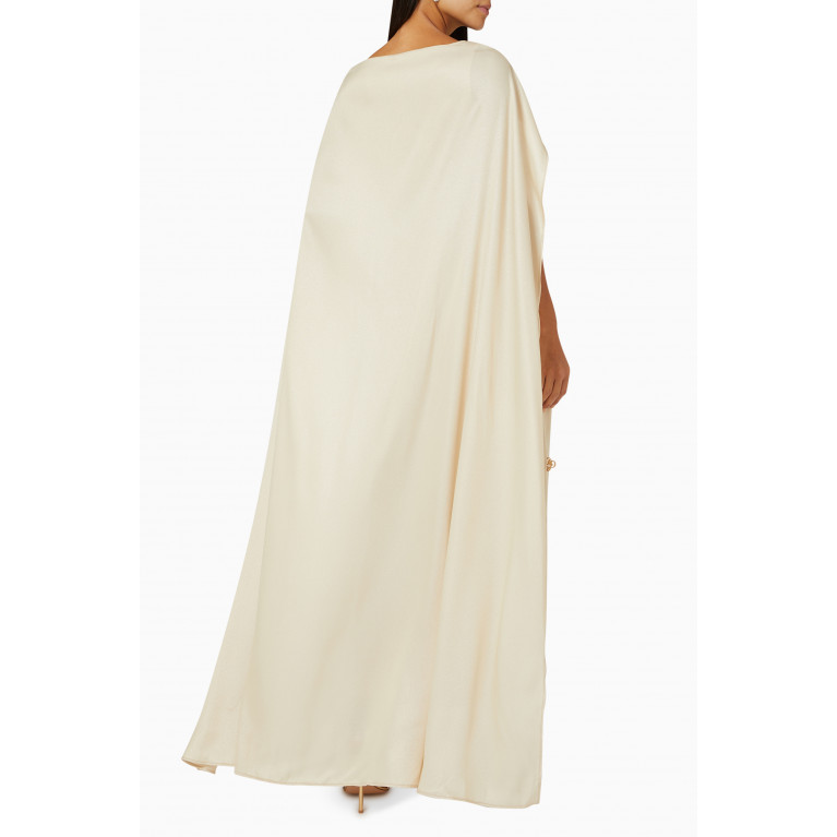 Reem Al Dhaheri - Embellished Bridal Cape Gown
