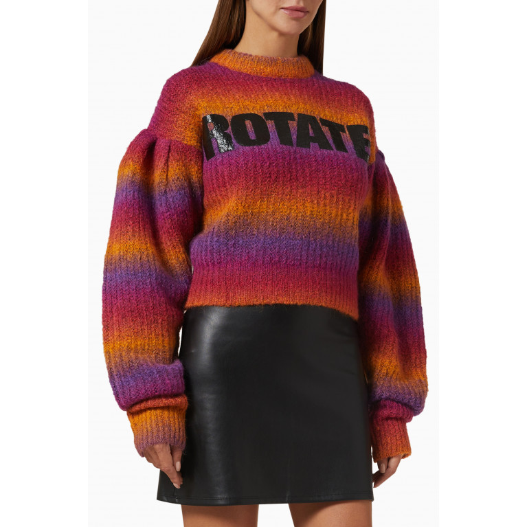Rotate - Adley Logo Sweater in Knit