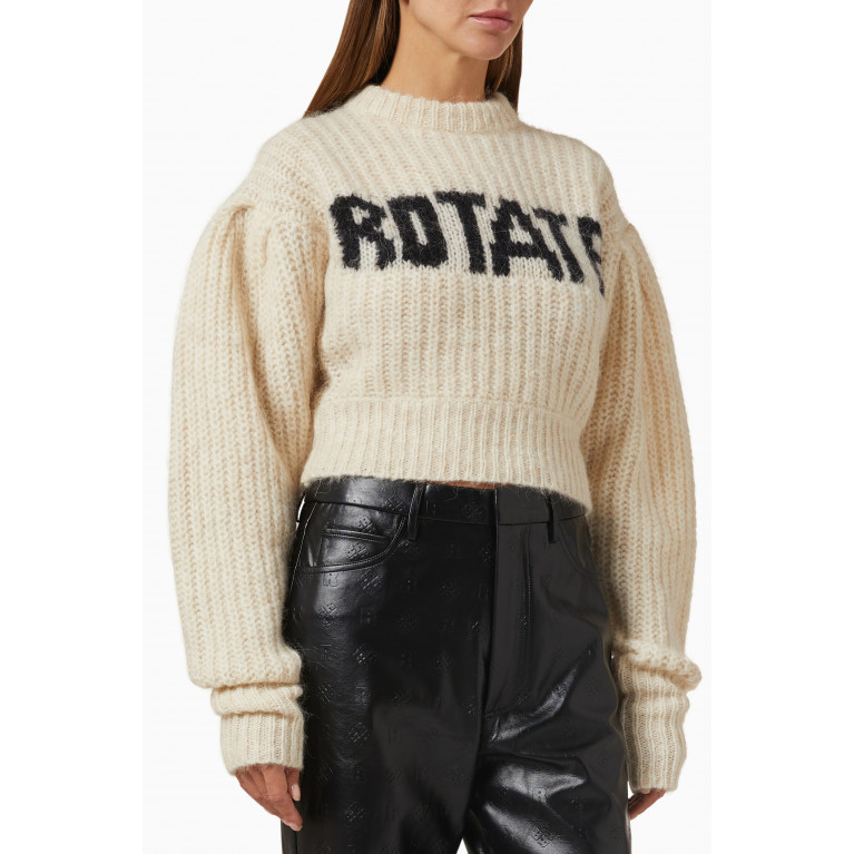 Rotate - Adley Logo Sweater in Knit
