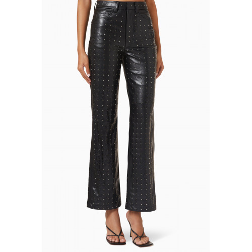 Rotate - Studded Pants in Faux-leather