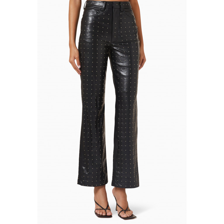 Rotate - Studded Pants in Faux-leather