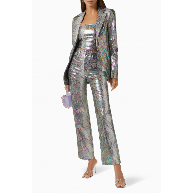 Rotate - Rosie Pants in Holographic PU
