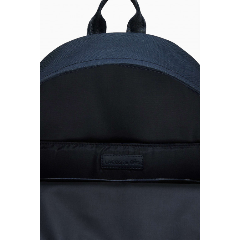 Lacoste - Croc Logo Backpack in Nylon Blue
